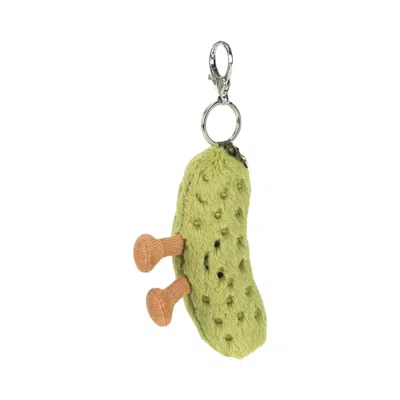 Pre-owned Jellycat Amuseables Pickle Bag Charm 'green' | Men's Size Onesize