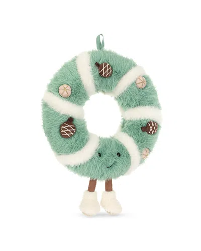Jellycat Amuseables Pinecone Wreath Plush - Ages 0+ In Green
