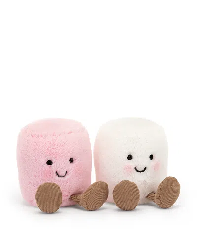 Jellycat Amuseables Pink & White Marshmallows Plush - Ages 0+ In Multi