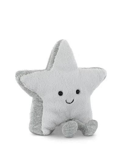 Jellycat Amuseables Silver Star Plush - Ages 0+ In Gray