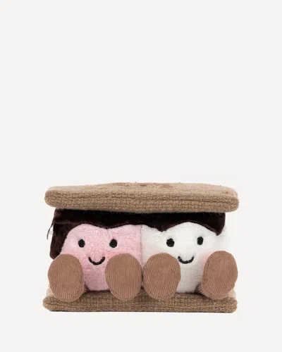 Jellycat Amuseables S'mores Marshmallows Plush Toy In Multicolour