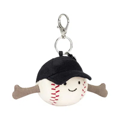 Pre-owned Jellycat Amuseables Sports Bag Charm 'white' | Men's Size Onesize