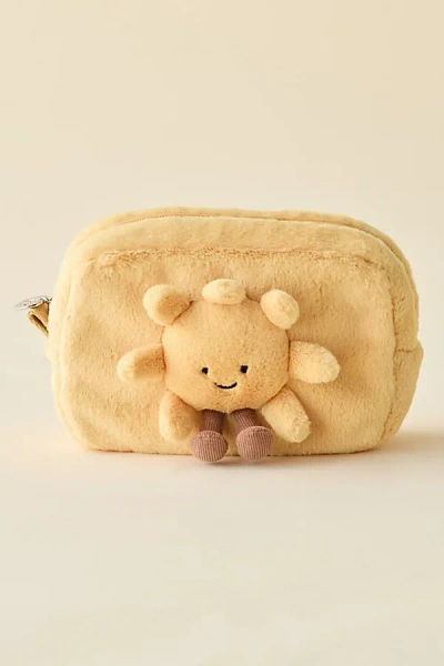 Jellycat Amuseables Sun Plushie Travel Pouch In Yellow, Women's At Urban Outfitters
