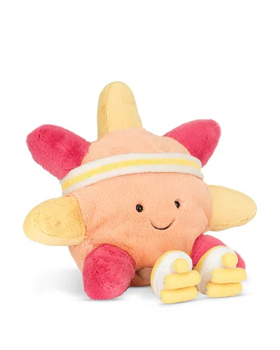Jellycat Amuseables Sun Roller Skates Plush - Ages 0+ In Yellow