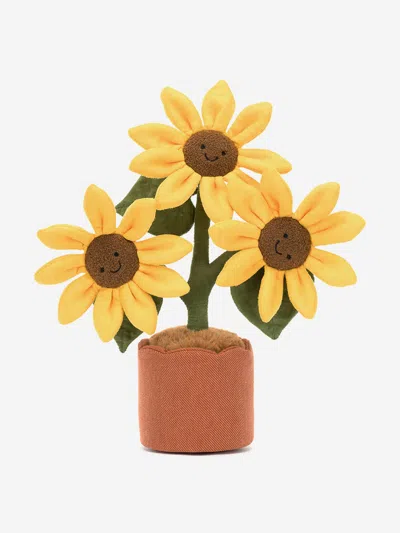 Jellycat Amuseables Sunflower In Yellow