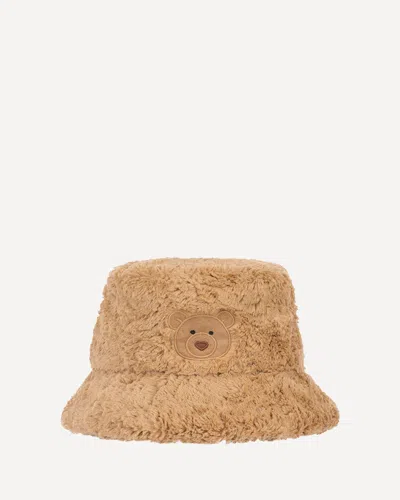 Jellycat Bartholomew Bear Bucket Hat In Brown