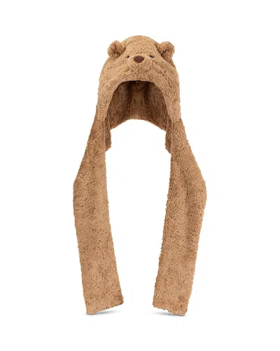 Jellycat Bartholomew Bear Bundlesnug Scarf Hood - Ages 3+ In Brown