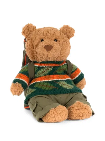 Jellycat Bartholomew Bear Hiking Outfit Collectible In Brown