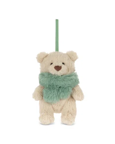 Jellycat Bartholomew Bear Jr. Winter Warmer Decoration - Ages 0+ In Neutral