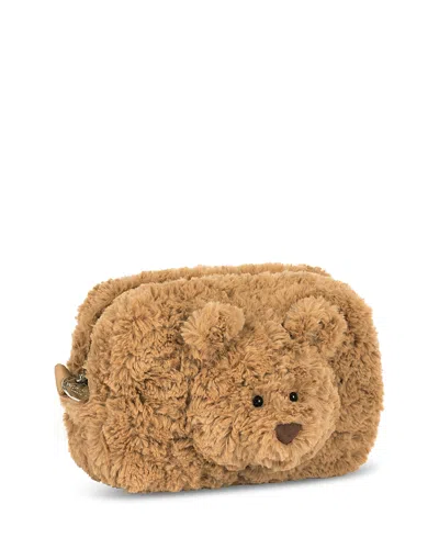 Jellycat Bartholomew Bear Pouch - Ages 3+ In Brown