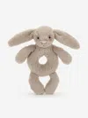 Jellycat Bashful Beige Bunny Ring Rattle In Beige