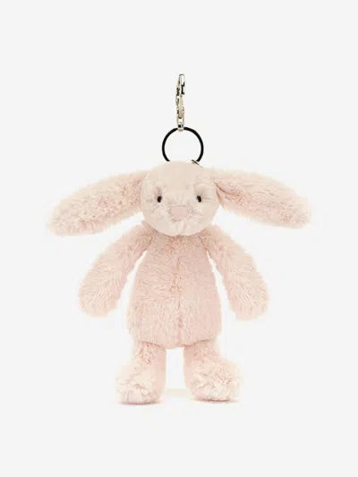 Jellycat Kids' Bashful Blush Bunny Bag Charm In Pink