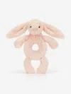 Jellycat Bashful Blush Bunny Ring Rattle In Pink