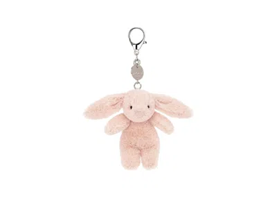 Pre-owned Jellycat Bashful Bunny Bag Charm Blush
