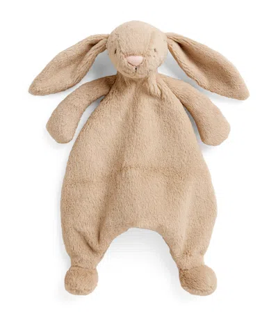 Jellycat Bashful Bunny Comforter In Brown