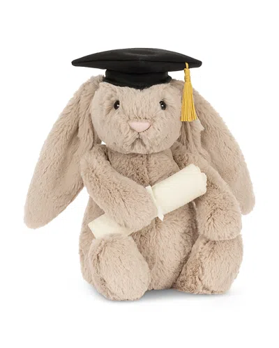 Jellycat Bashful Bunny Graduation Outfit Plush - Ages 0+ In Neutral