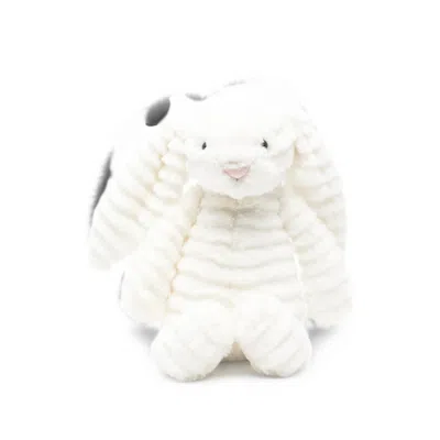 Jellycat Bashful Bunny Nimbus Bag Charm In White
