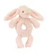 Jellycat Bashful Bunny Ring Rattle In Neutral