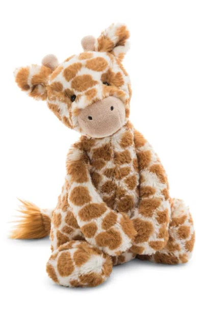 Jellycat Kids'  Bashful Giraffe Stuffed Animal In Animal Print