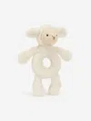 Jellycat Bashful Lamb Ring Rattle In Multi