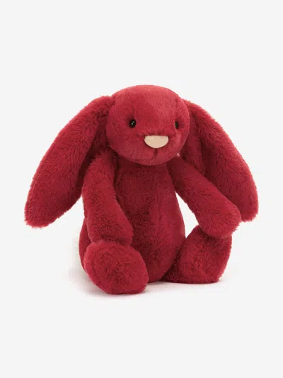 Jellycat Bashful Luxe Scarlett Bunny In Red