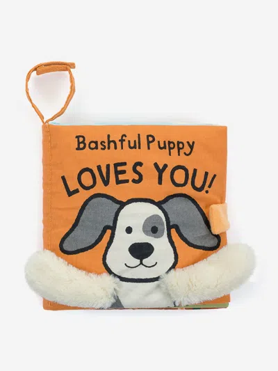 Jellycat Bashful Puppy Loves You Book In Yellow