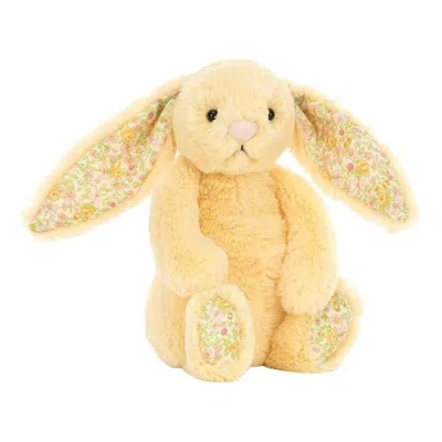 Jellycat Blossom Bunny Small Plush 'lemon' In Yellow