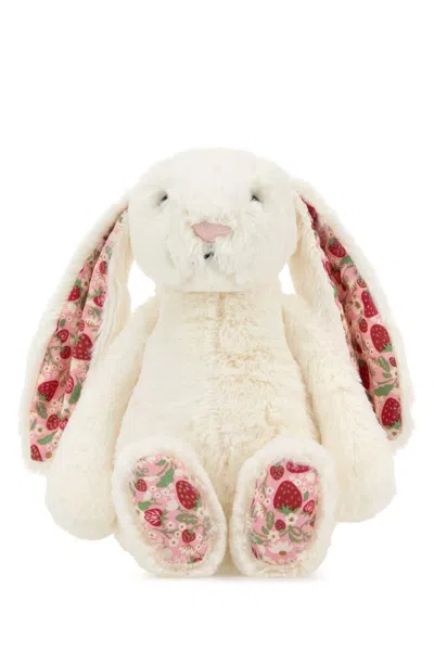 Jellycat Blossom Cream Bunny 'berry' Original In White