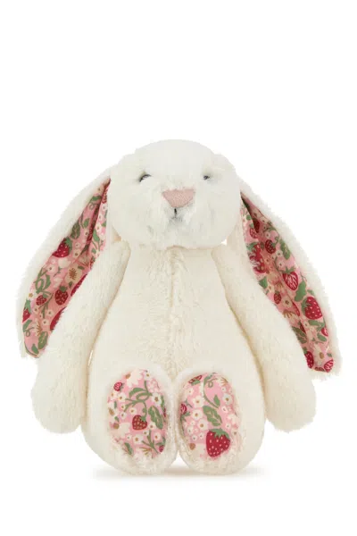 Jellycat Blossom Cream Bunny 'berry' Small In White