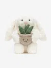 Jellycat Bashful Bunny With Aloe Plant Collectible In Multi