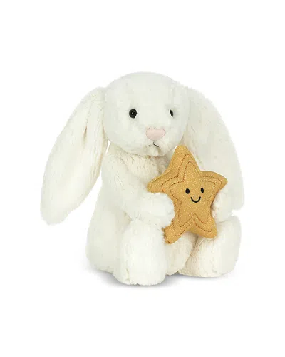 Jellycat Cream Bunny With Star Plush - Ages 0+ In White