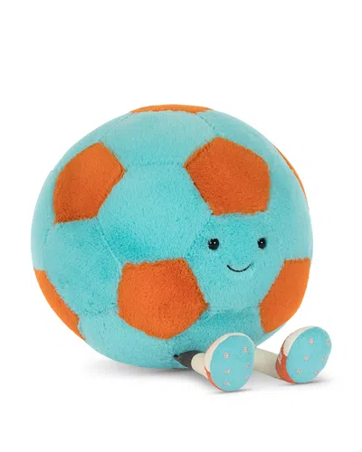 Jellycat Football Plush - Ages 0+ In Blue