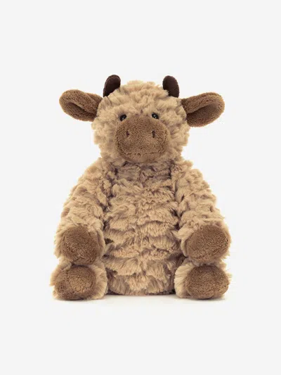 Jellycat Fuddles Calf In Brown