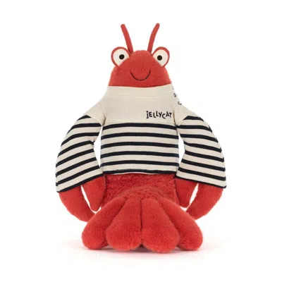 Jellycat Kids' 'larry Lobster ‘sailor'' Soft Toy In Red