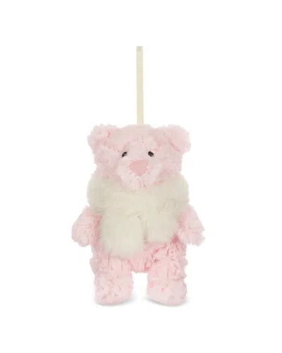 Jellycat Leola Bear Winter Warmer Decoration - Ages 0+ In Pink