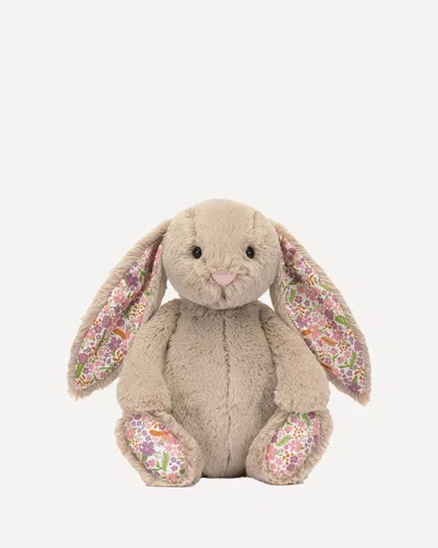 Jellycat Medium Blossom Petal Bunny Plush Toy In Beige