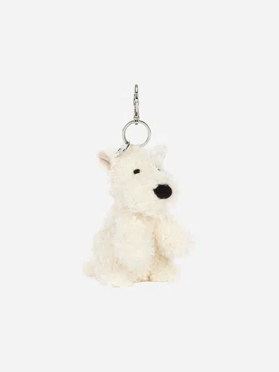 Jellycat Kids'  Munro Scottie Dog Bag Charm In Gray