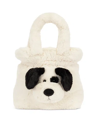 Jellycat Rufferty Puppy Handbag - Ages 3+ In White
