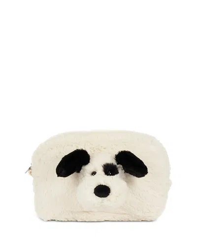 Jellycat Rufferty Puppy Pouch - Ages 3+ In Neutral