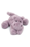 Jellycat Smudge Hippo Stuffed Animal In Purple