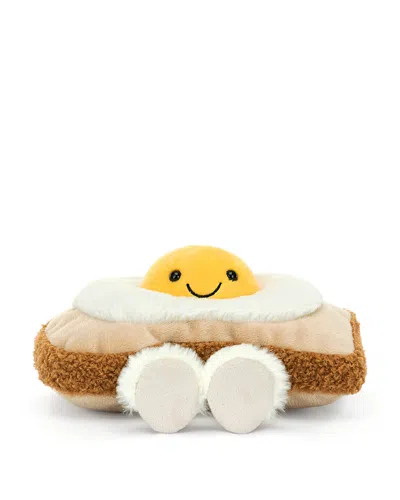 Jellycat Unisex Amuseables Egglantine Egg On Toast Plush - Ages 0+ In Yellow