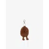 Jellycat Womens Amuseable Coffee Bean Soft Bag Charm 17cm