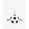 Jellycat Womens  Amuseable Sports Football Woven Bag Charm 16cm