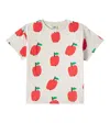 Jellymallow Apple Cotton T-shirt In Grey