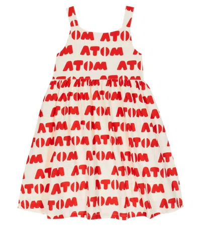 Jellymallow Kids' Bedrucktes Kleid Atom In Ivory