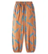 Jellymallow Berry Cotton Sweatpants In Brown