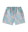 Jellymallow Carrot Denim Shorts In Blue
