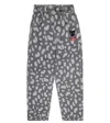 Jellymallow Chat Printed Jeans In Grey/denim