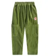 Jellymallow Cotton Corduroy Wide-leg Pants In Green