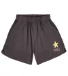 Jellymallow Etoile Cotton Blend Shorts In Charcoal